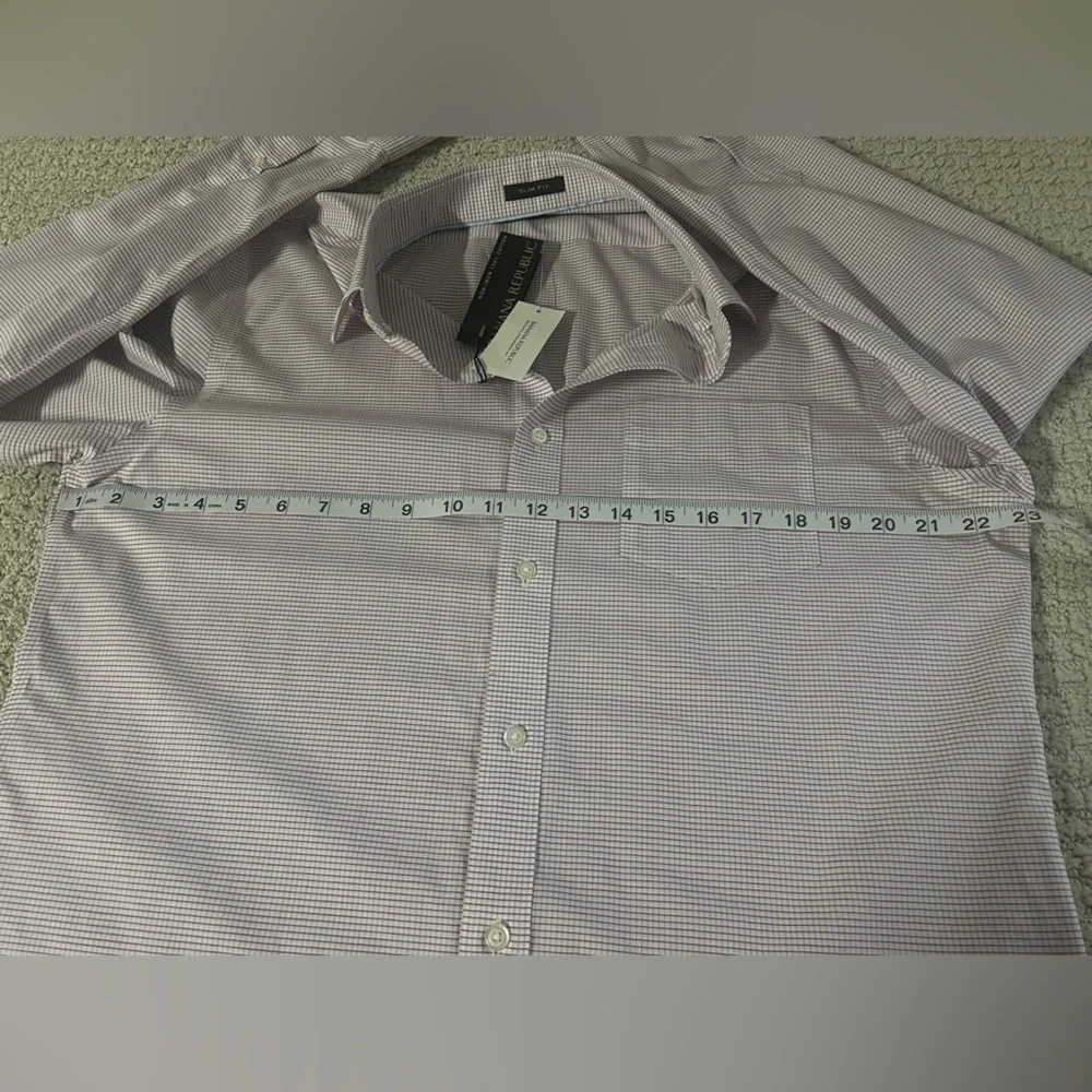 Banana Republic Men's Light Purple Dress Shirt